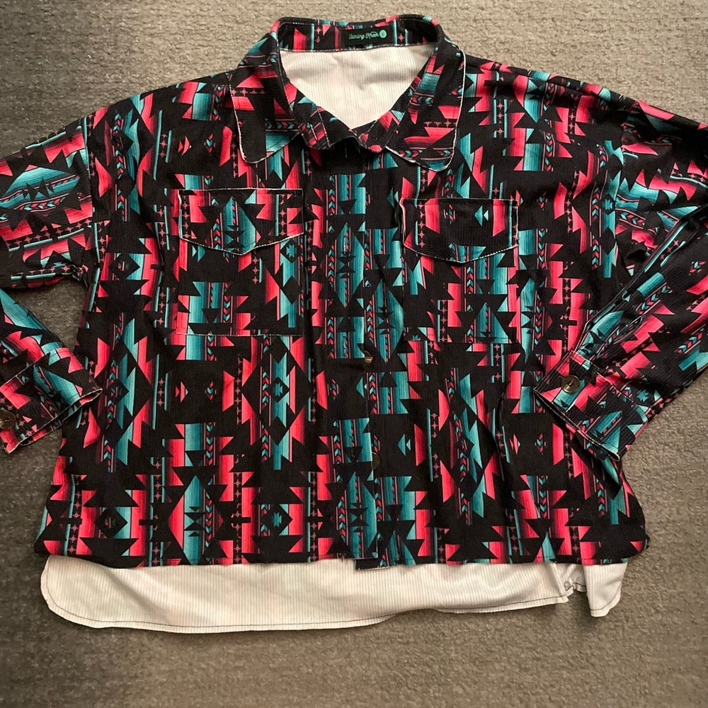 Sterling Kreek Large Aztec Women’s Shacket
